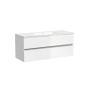 Тумба под раковину Sancos Urban UR120-1W 120х50 подвесная цвет белый